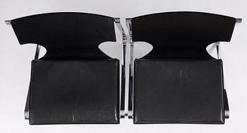 Sigurd Persson, a rare pair of armchairs, Åry Stålmöbler, Örsjö, 1960s.