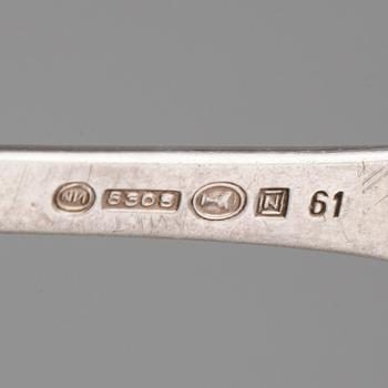 PARTI SILVER, bland annat GAB, Stockholm, 1903. Totalvikt ca 468 gram.