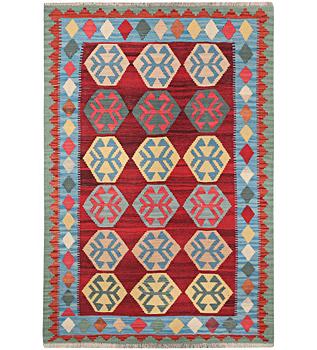 A rug, Kilim, c. 196 x 126 cm.