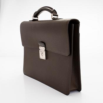 Louis Vuitton, a Taiga leather 'Neo Robusto' briefcase.