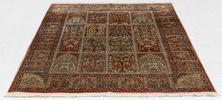 Rug, Kashmir, approx. 216 x 154 cm.