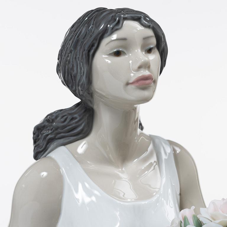 José Luis Santes, figurin, "Summer roses", Lladró, Spanien.