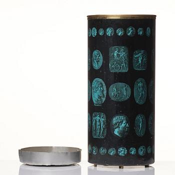 Piero Fornasetti, a "Cammei" umbrella stand, Milano, Italy, ca 1960s.
