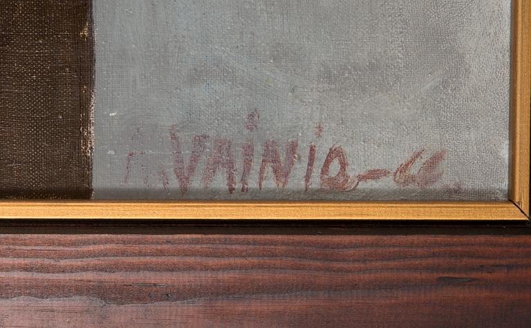Armas Vainio, öljy kankaalle, signeerattu ja päivätty -66.