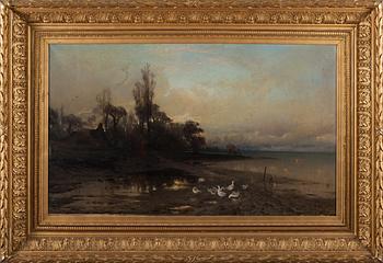 ARVID MAURITZ LINDSTRÖM, olja på duk, signerad.