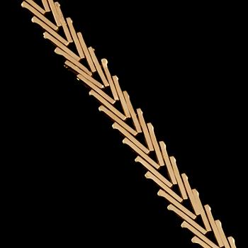 ARMLÄNK, 14k guld, utländsk stämpel. Vikt 13 g.