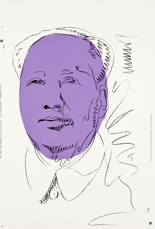 Andy Warhol (Efter), "Mao".