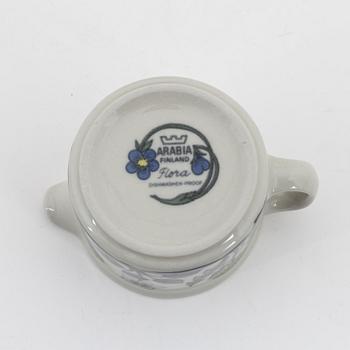 Esteri Tomula, a porcelaine dinner service, 'Flora', Arabia, Finland (56 pieces).