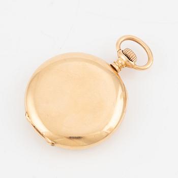 Pocket watch, 18K gold, 31 mm.