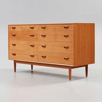 A Peter Hvidt & Orla Mølgaard Nielsen teak sideboard, Søborg Møbler, Denmark 1950's-60's.