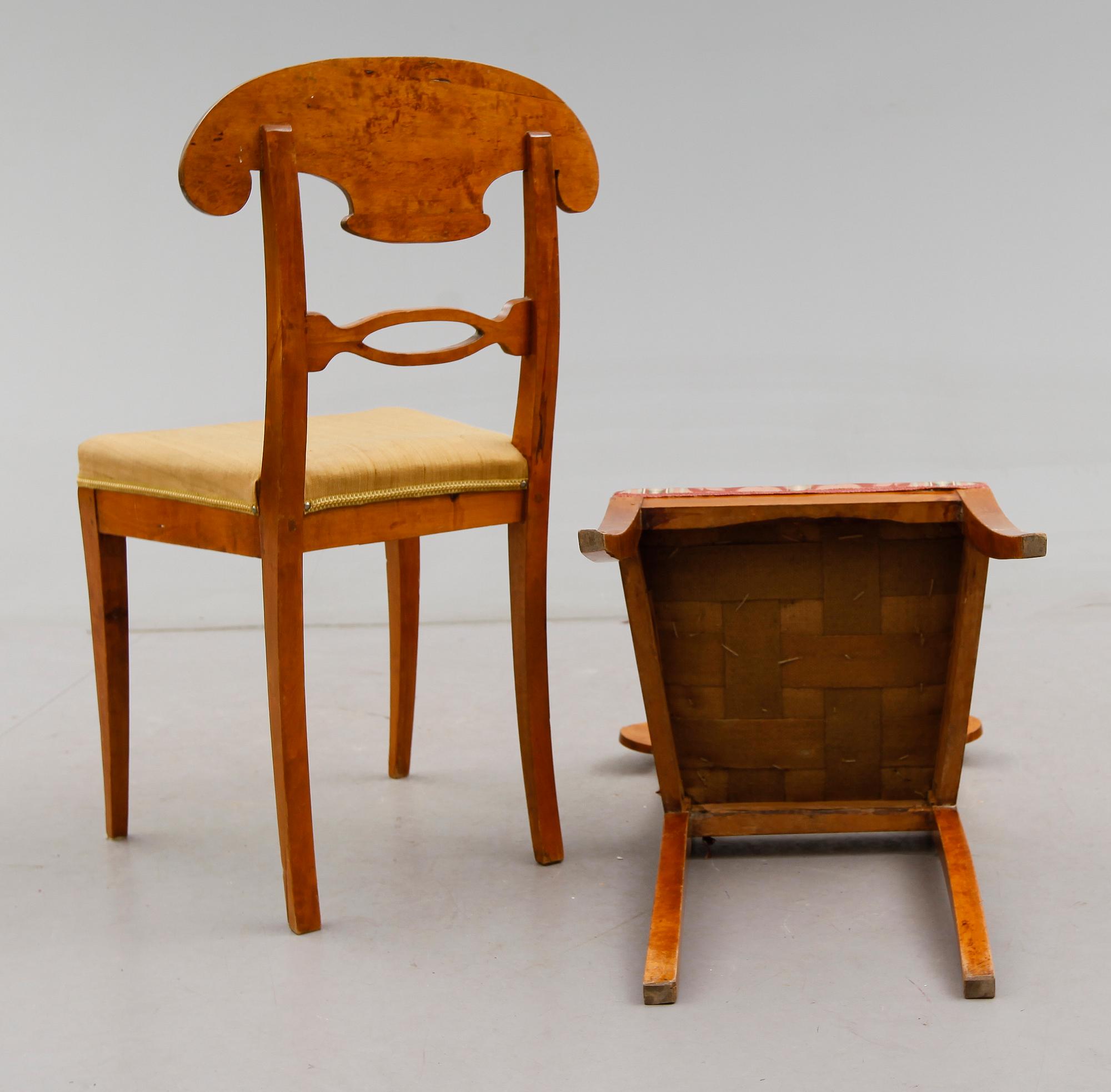 STOLAR, 4 st, Karl Johan, 1800-talets mitt.