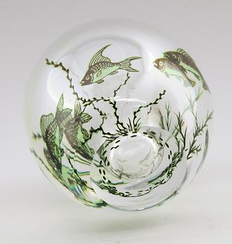 VAS, glas, Edward Hald, Graal 422, Orrefors, signerad.