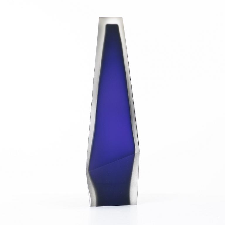 Lena Bergström, skulptur, glas, "Skyscraper one New York", Kosta Boda, 2024.