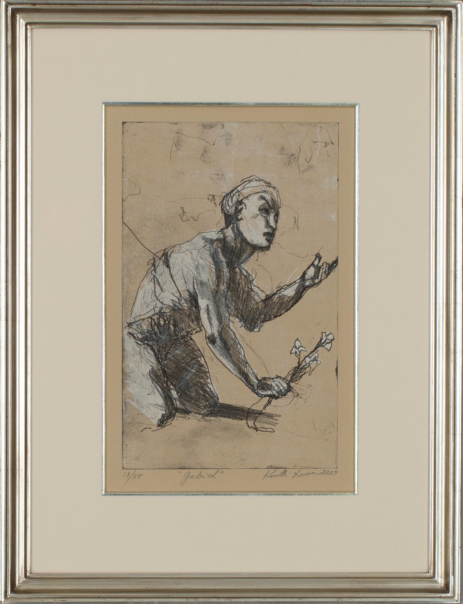 KUUTTI LAVONEN, etsning, sign. o dat. 2004, nr 18/35.