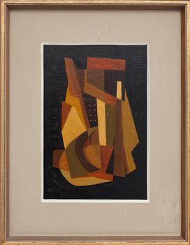 ERIC CEDERBERG, olja på pannå, signerad.