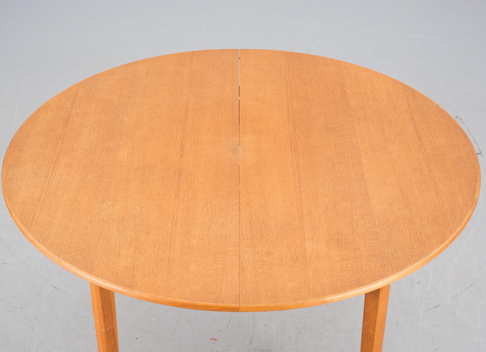 MATBORD SAMT FYRA STOLAR, "Calmare nyckel", Carl Malmsten.