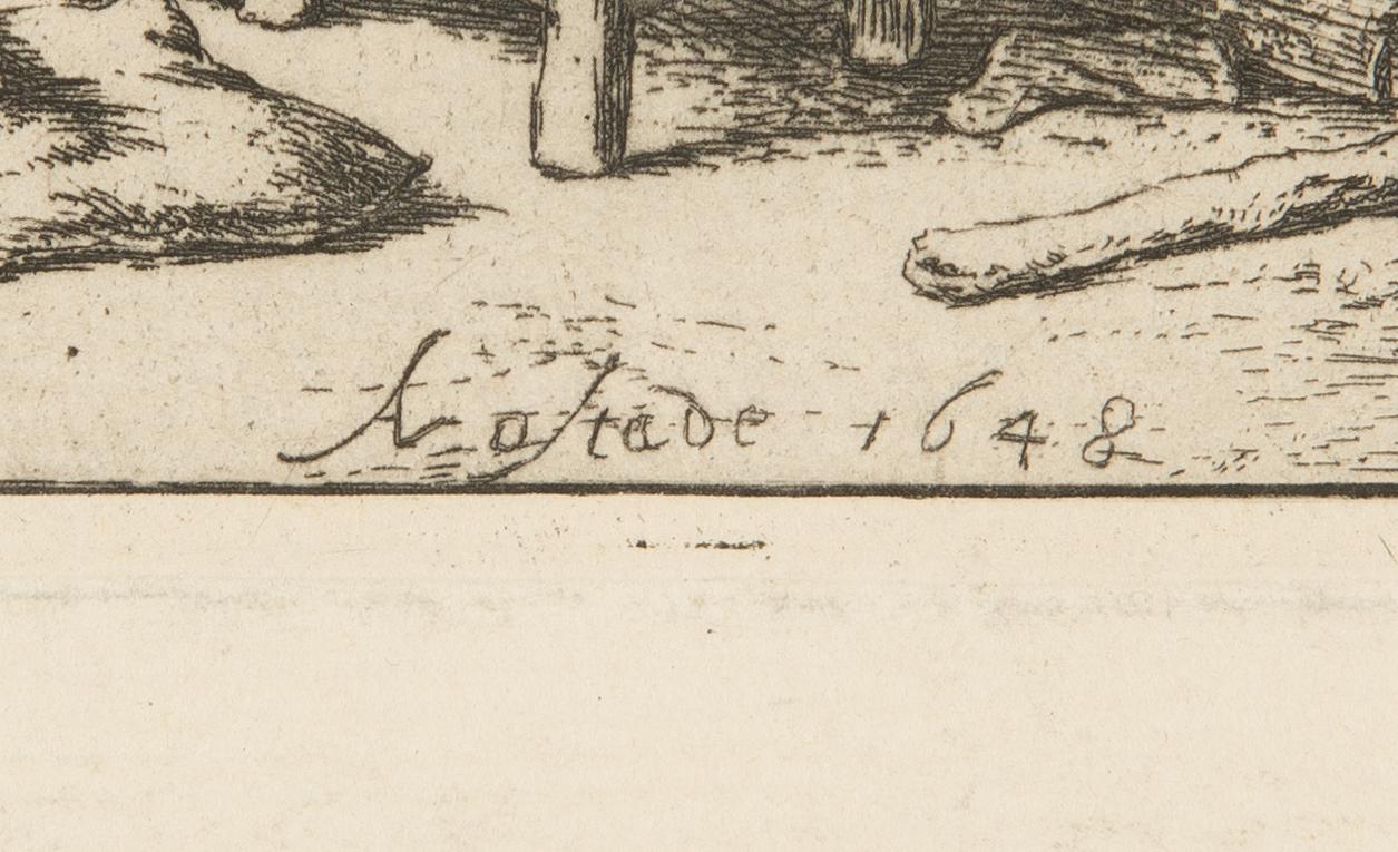 Adriaen van Ostade, two etchings.