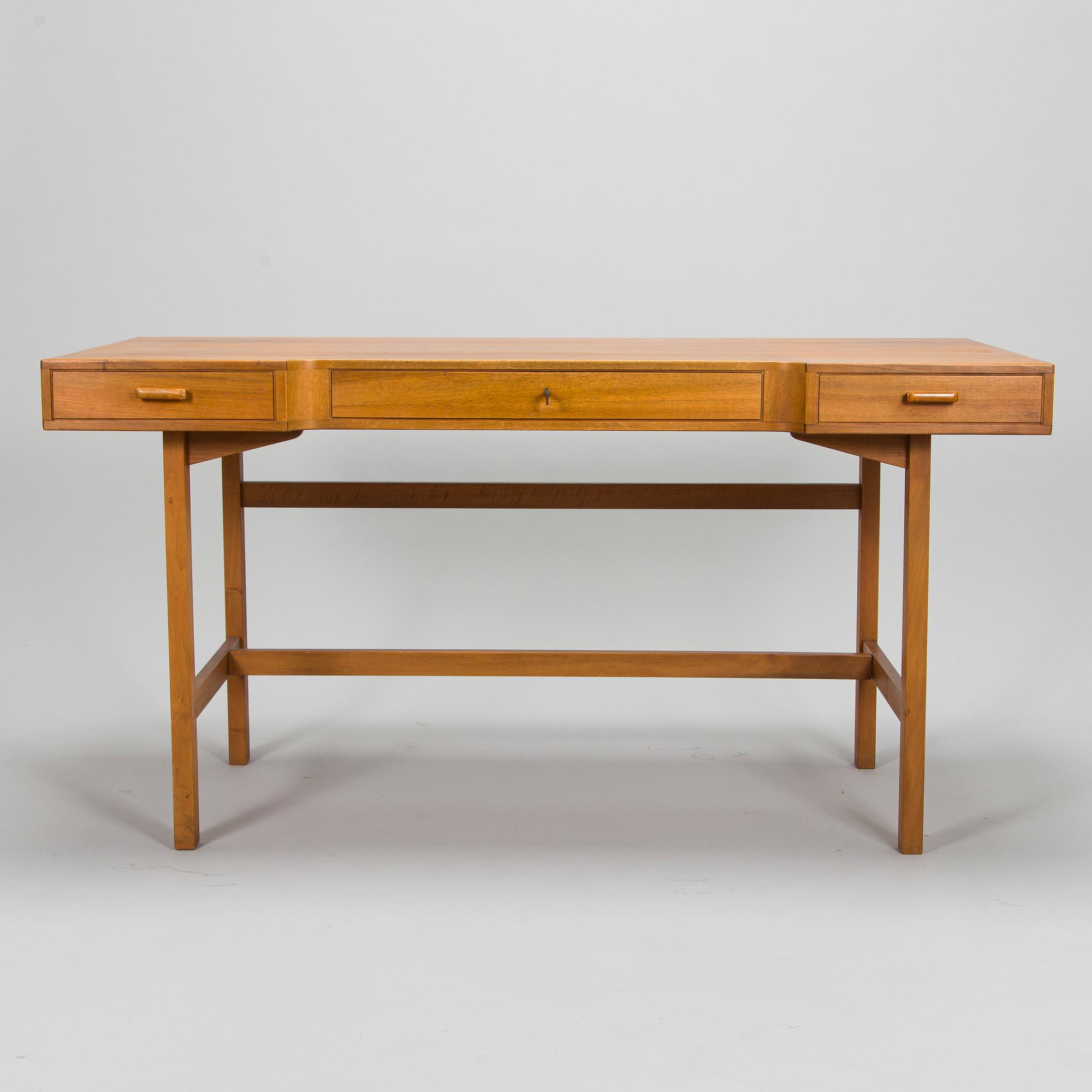 Desk, walnut, 1960s.