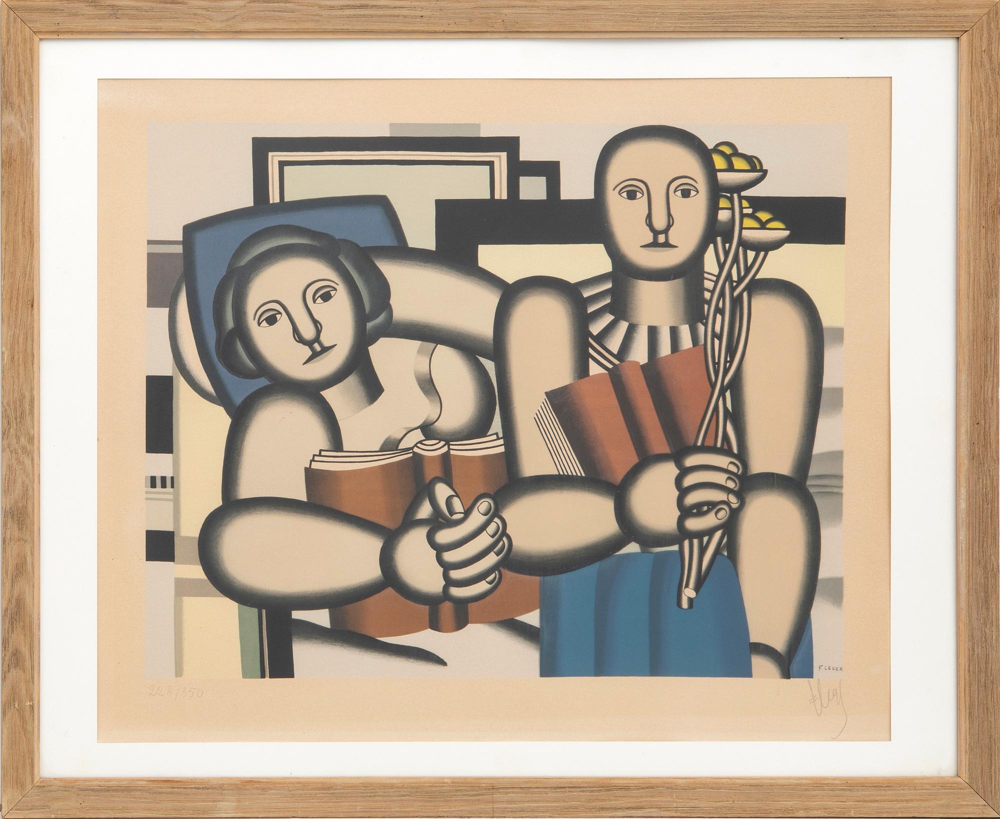 Fernand Léger,  lithograph signed and nubmered 228/350.