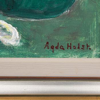 Agda Holst, stilleben med svamp.