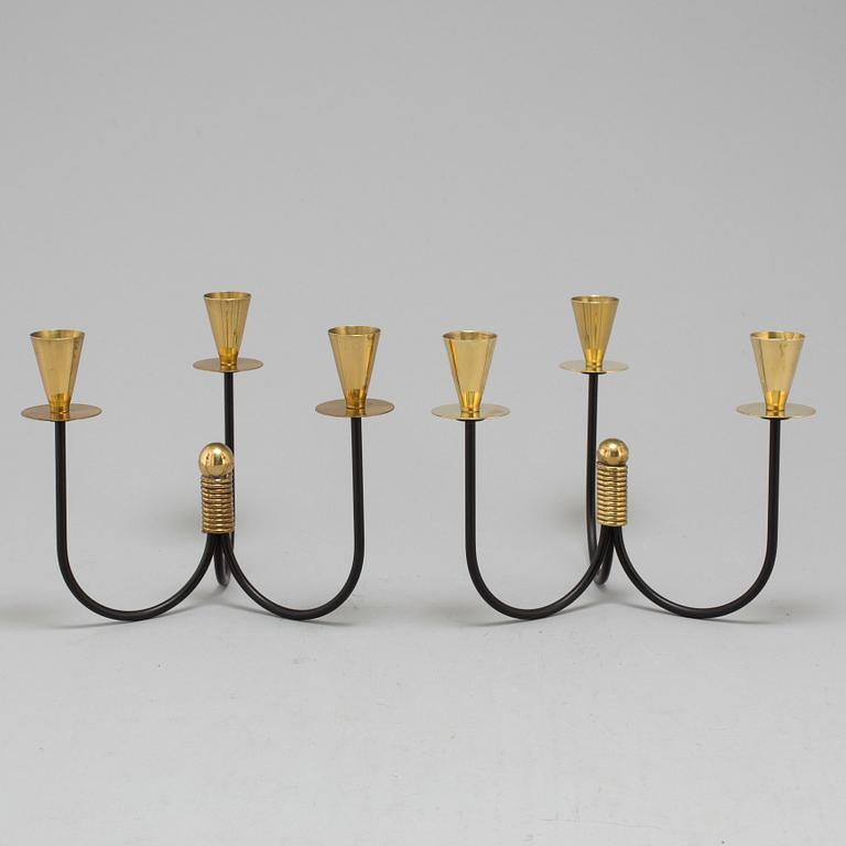 A pair of second half of the 20th century candlesticks from Nilsjohan.