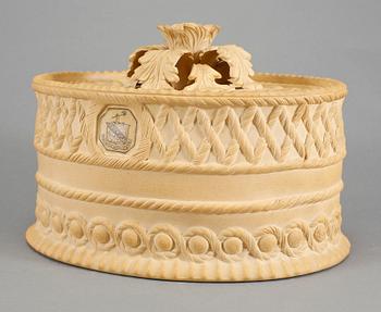 PASTEJFORM, lergods, Davenport, 1800-tal.