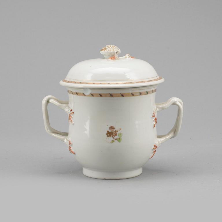 KOPP MED LOCK, kompaniporslin, Kina, Qianlong (1736-1795).