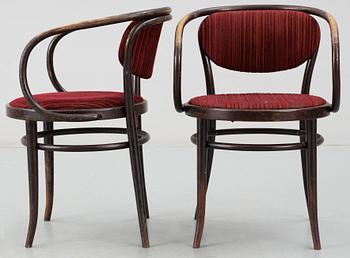 KARMSTOLAR, ett par, Thonet, 1900-talets andra hälft.