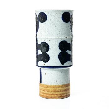 Inger Persson, Floor vase, stoneware, Rörstrand Ateljé, second half of the 20th century.