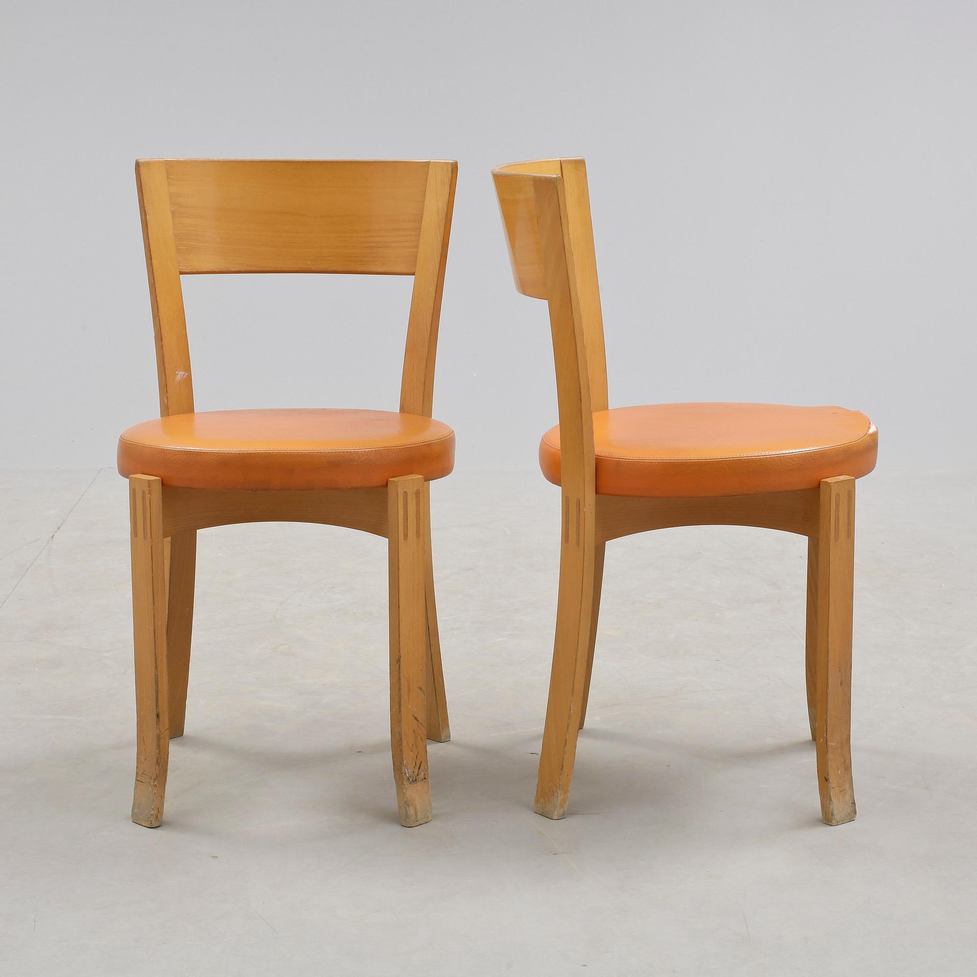 STOLAR, 4 st, brickmärkta Gärsnäs, 1900-tal.