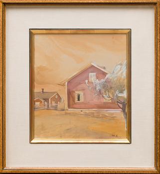 MAGNUS ENCKELL, gouache, signed.