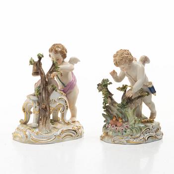 Meissen, A pair of Meissen figurines, late 19th century.