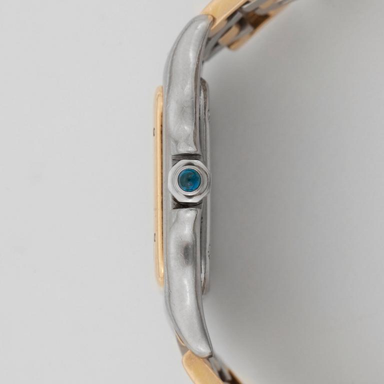 Cartier - Panthere. Steel / Gold. Quartz. 21x21mm. Box & Cert. 1987. Nr.66921037163.
