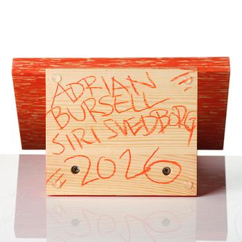 Adrian Bursell & Siri Svedborg, a "Crayon Pine Lamp", executed in their own studio, Stockholm, 2026.