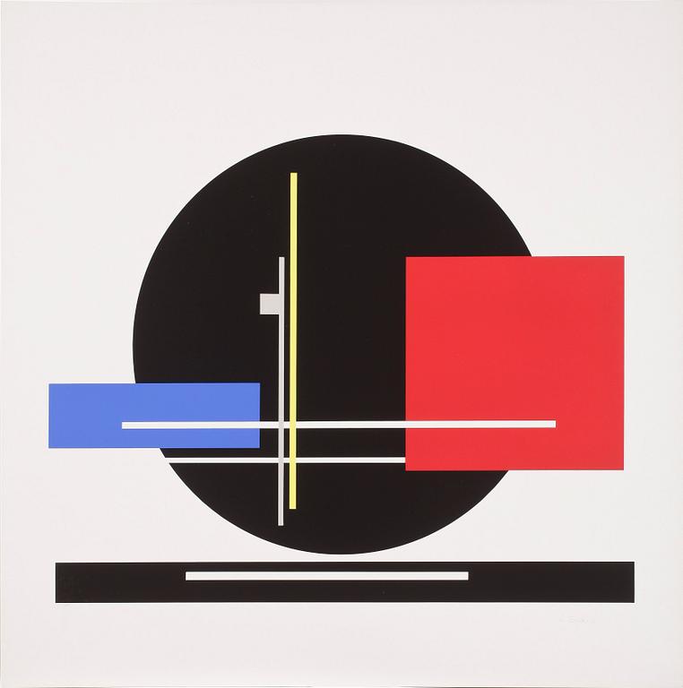 JEAN GORIN, mapp med 8 färgserigrafier,  numrerade 57/175, daterad 1972.