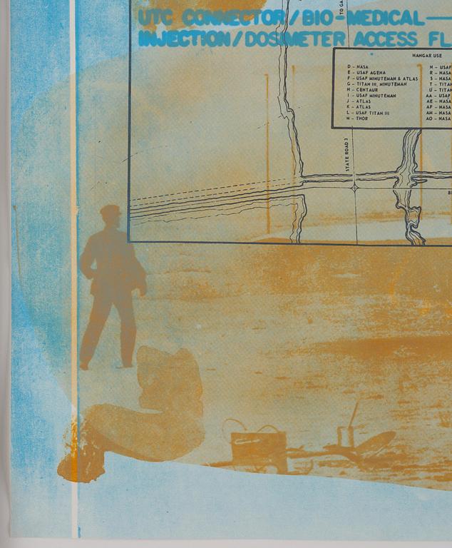 Robert Rauschenberg, "Trust Zone (Stoned Moon Series)".