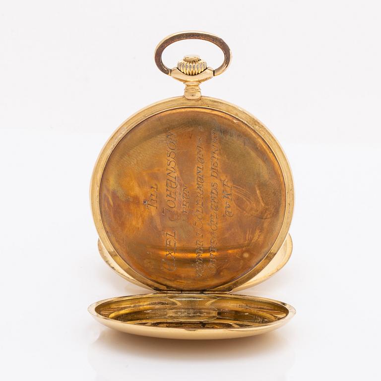 J Calame Robert, pocket watch, mid 20th century, ca 51 mm.