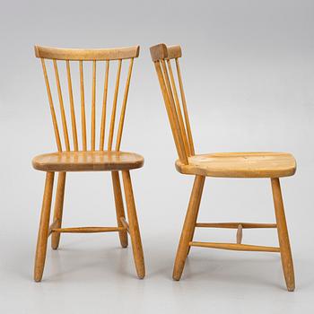 Carl Malmsten, stolar, 4 st, "Lilla Åland", Stolab, 1999.