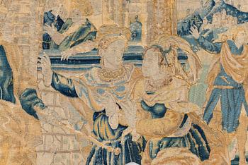 Vävd tapet, gobelängteknik, ca 256 x 313 cm, 1600-talets andra hälft.