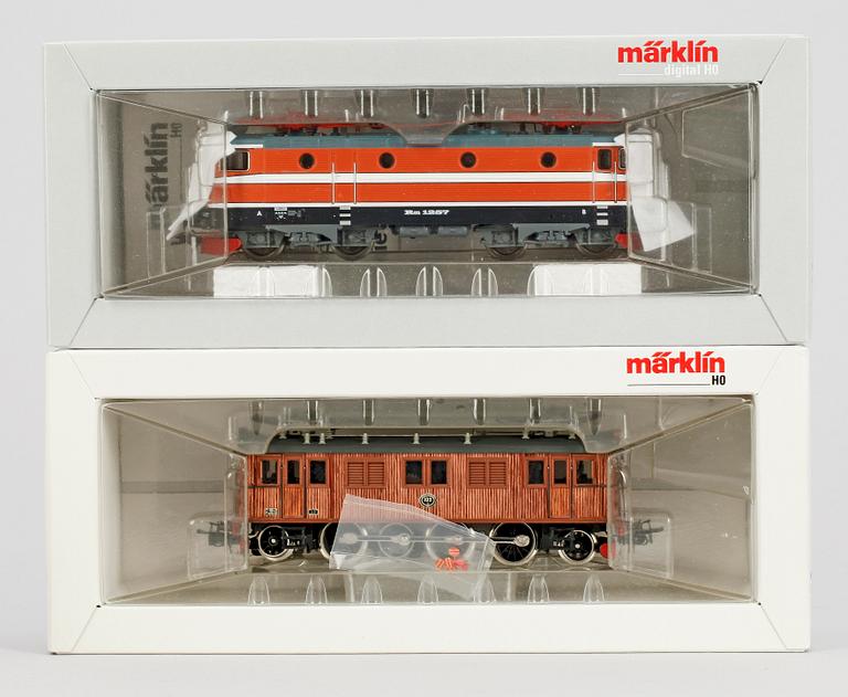 PARTI ELLOK, 2 st, Märklin H0 37413 och 3170. 1900/2000-tal.