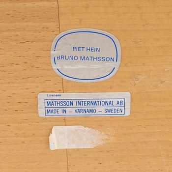 Bruno Mathsson & Piet Hein, dining table, "Superellipse", Mathsson International, Värnamo, Sweden.