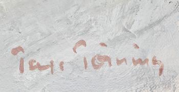TAGE TÖRNING, olja på duk, signerad.