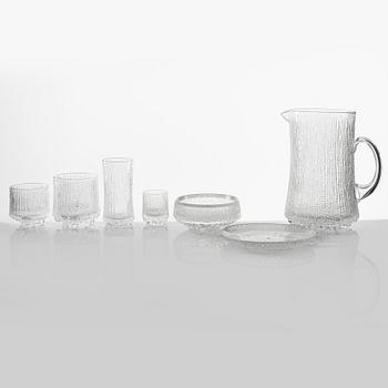 Tapio Wirkkala, a 65-piece 'Ultima Thule' glass service, Iittala, Finland.