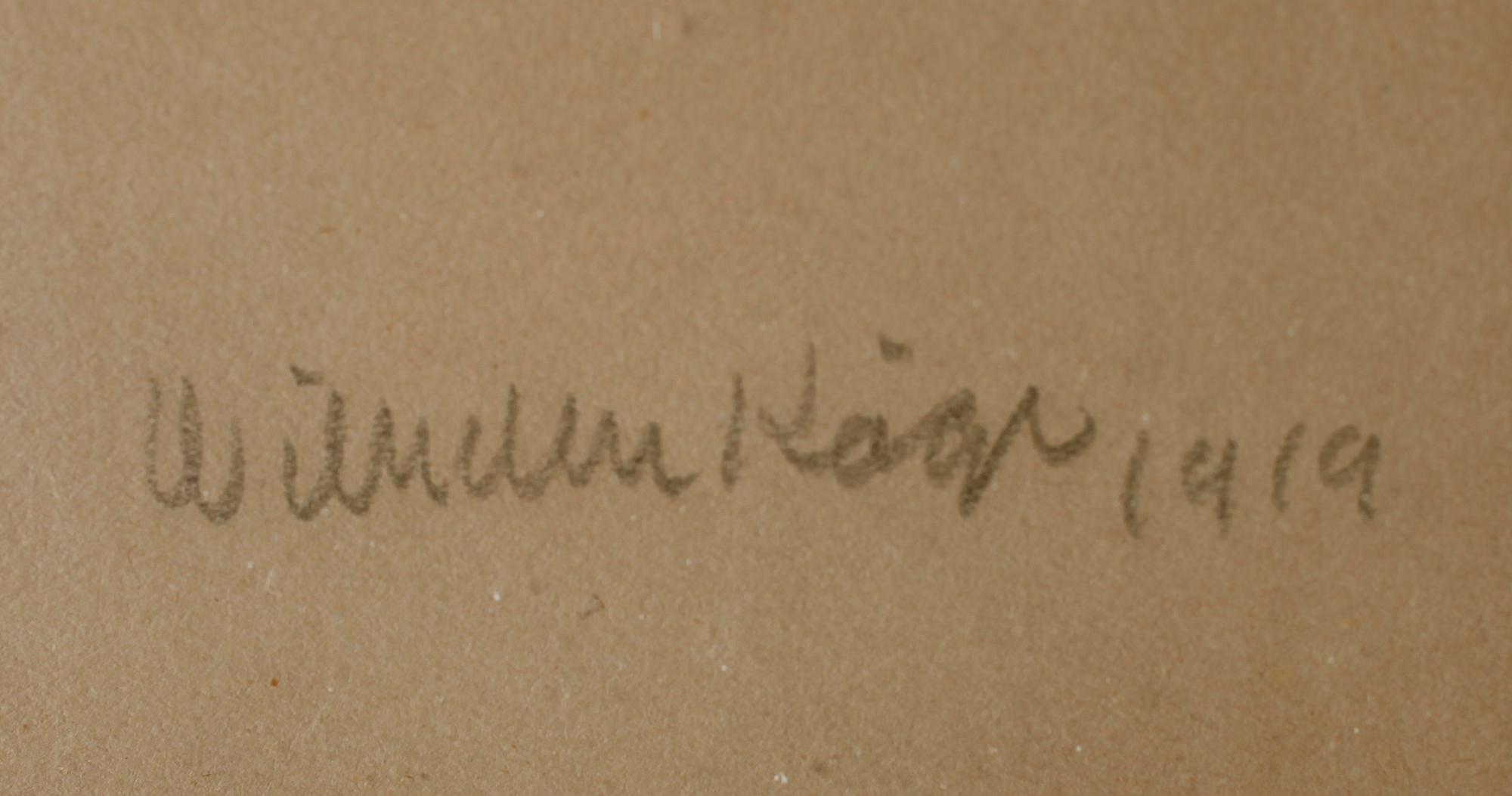WILHELM KÅGE, 2 st, litografier, signerade och daterade 1919, numrerade 12/100.