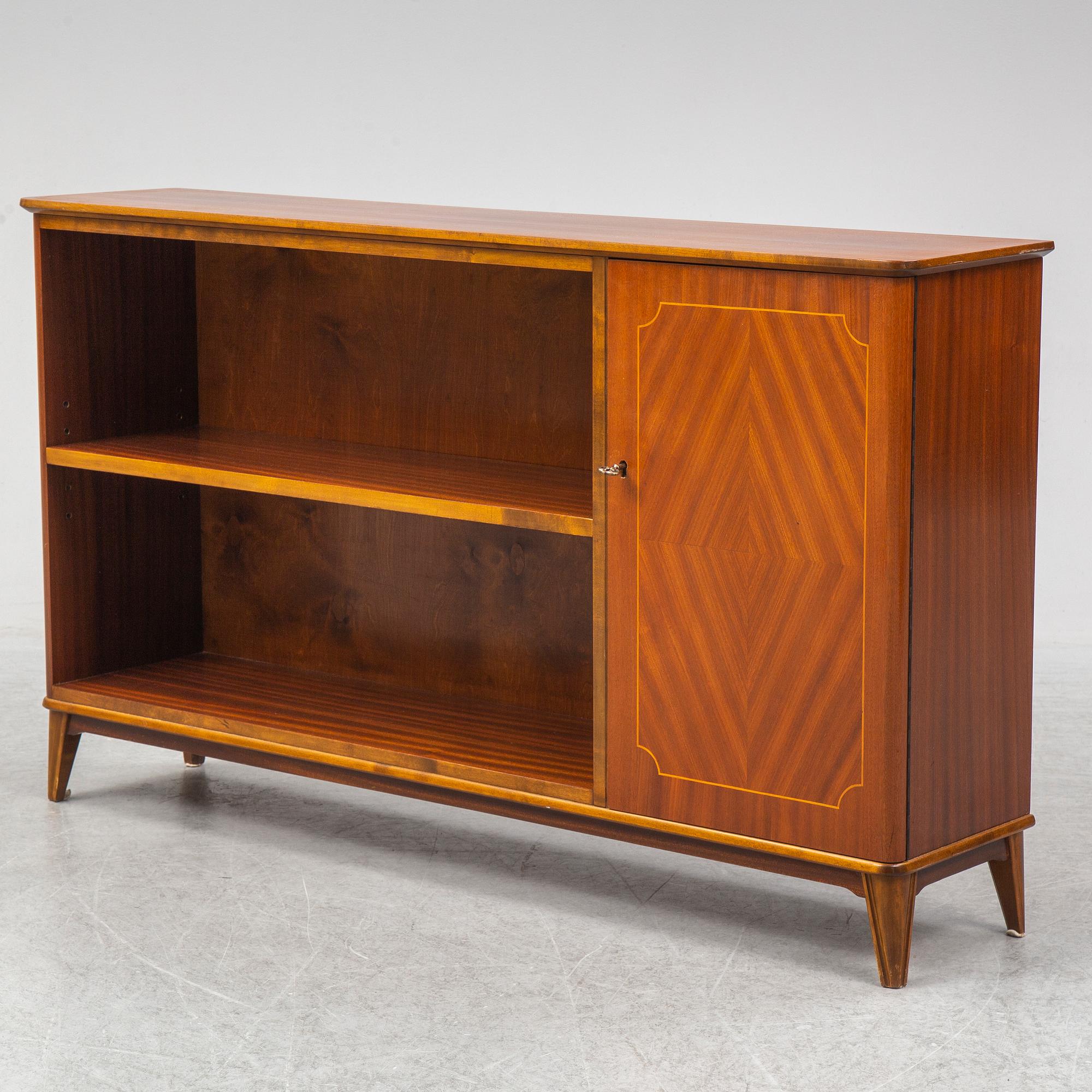 A mid 20th century bookshelf.