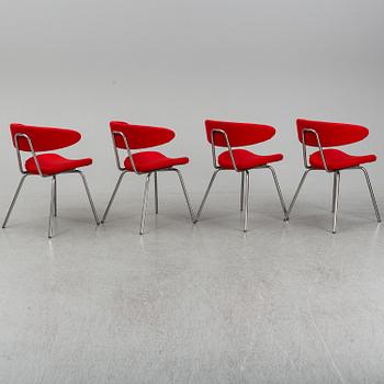 A set of 4 chairs by "MITAB".