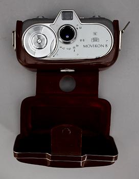 FILMKAMERA, Zeiss Ikon Movikon 8, Tyskland, omkr 1900-talets mitt.