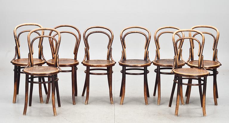 STOLAR, 8 st snarlika, bl a Thonet och Mundus, 1900-talets början.