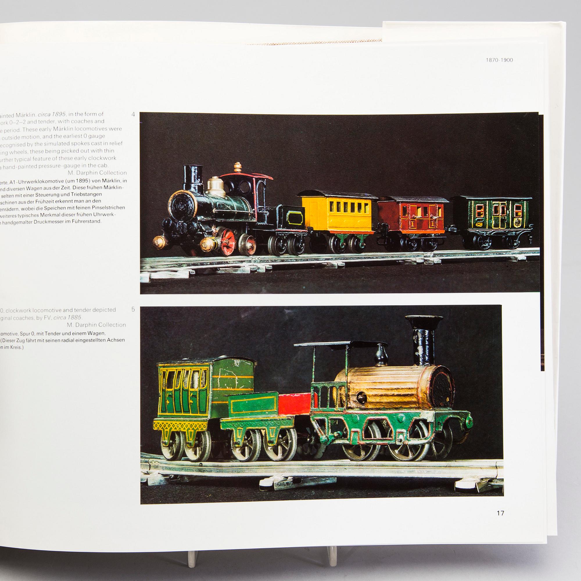BÖCKER, 5 stycken, leksakslitteratur, bland annat "The Art of the Tin Toy".