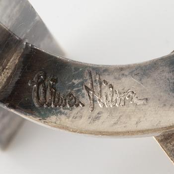 Wiwen Nilsson, a pair of cufflinks, sterling silver, Lund 1957.